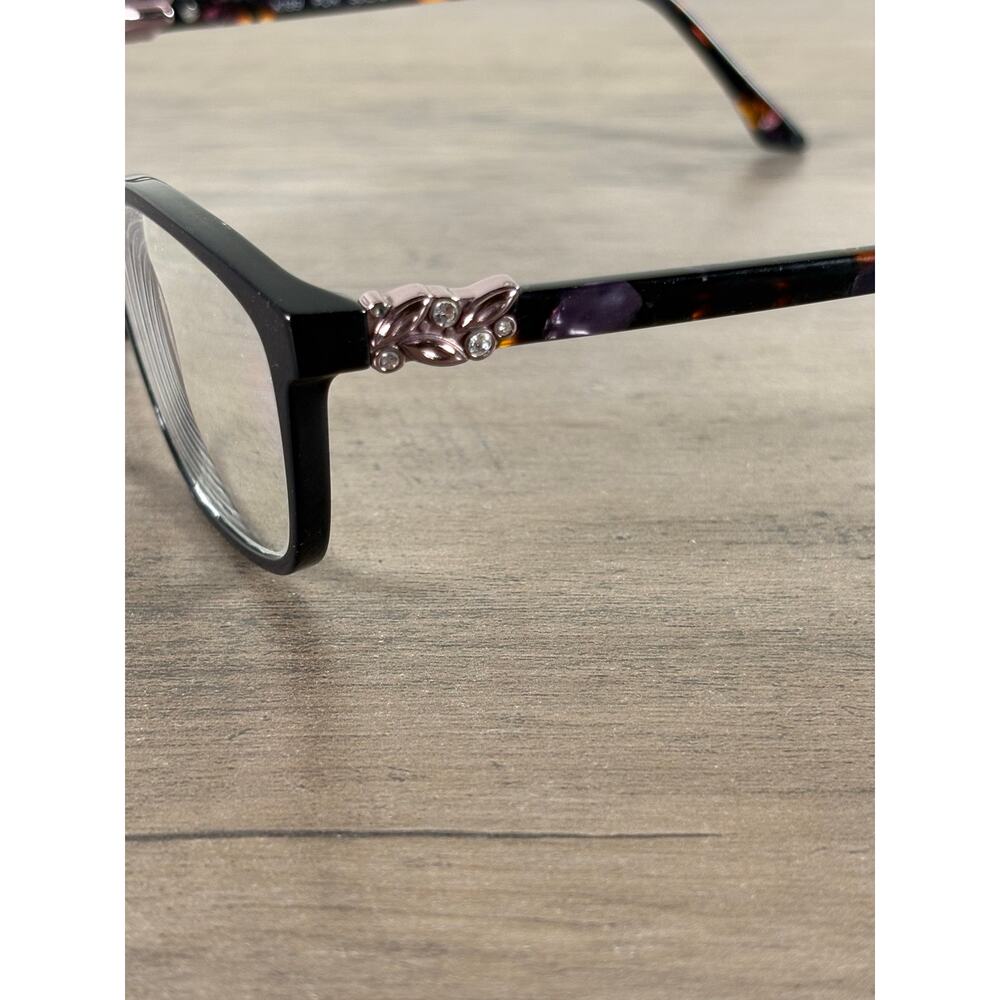 Kay Unger New York K199 PUR Brown Tortoise Shell Women's Eyeglass Frames Glasses - Picture 4 of 7